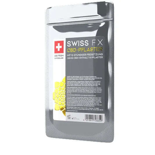 Swiss Fx 10 Patches Avec 20 Mg Cbd Swiss Fx, 20mg/ 10 pcs.