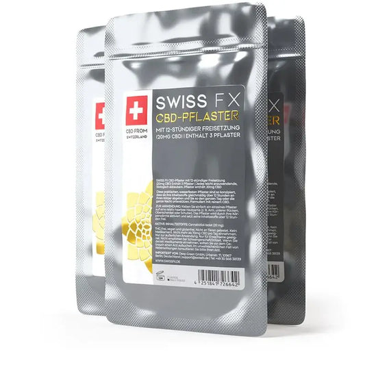 Swiss Fx 3 Patches Avec 20 Mg De Cbd Swiss Fx, 20mg / 3 Unités