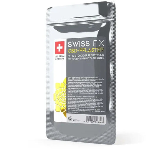 Swiss Fx 30 Patches Avec 20 Mg Cbd Swiss Fx, 20mg/ 30 unités