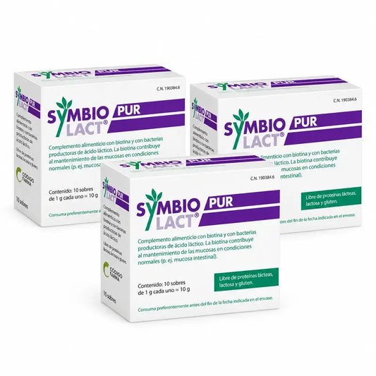 Symbiopharm Symbiolact Pur, lot de 3 x 10 sachets