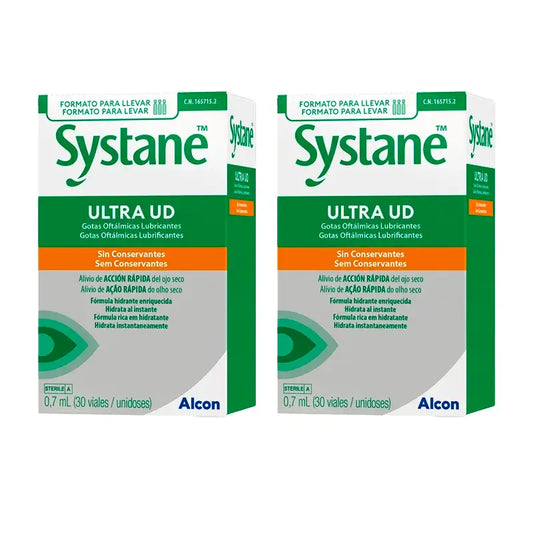 Systane Ultra, paquet de 2 x 30 unités 0,7 Ml