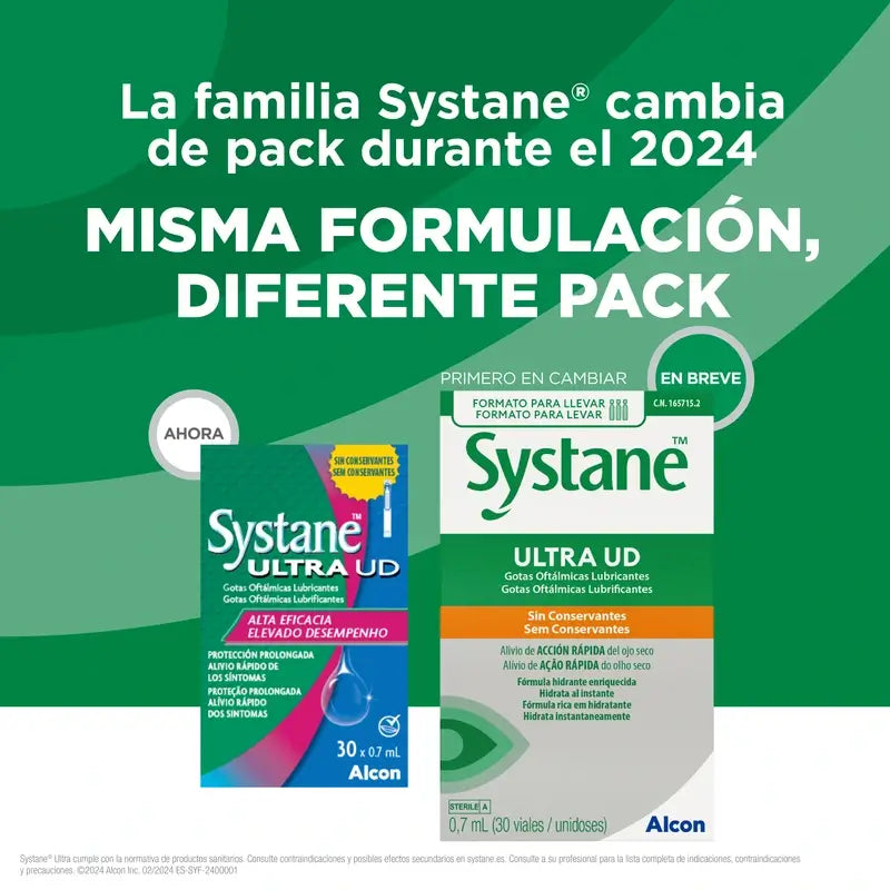 Systane Ultra, paquet de 4 x 30 unités 0,7 Ml
