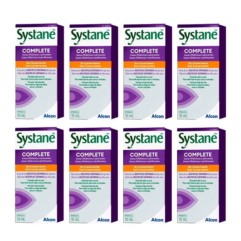 Systane complet, paquet de 8 x 10 ml