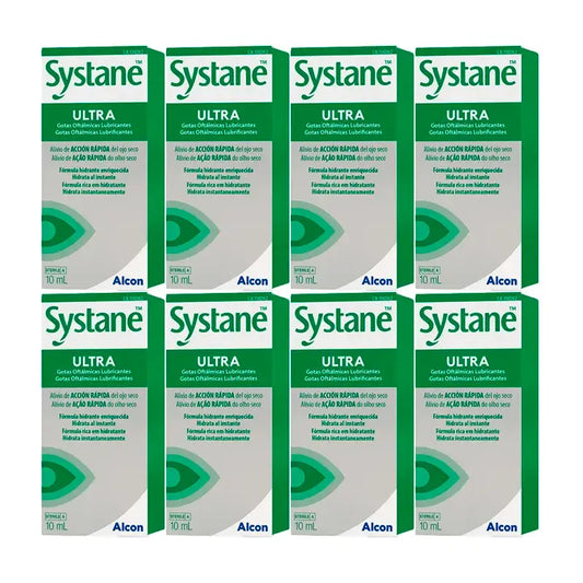 Systane Ultra Gouttes oculaires lubrifiantes, paquet de 8 x 10 ml