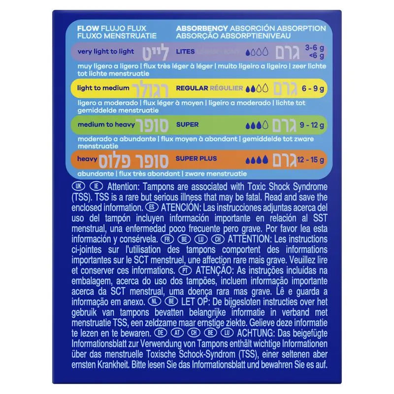 Tampax Compak Lites Tampons avec applicateur , 24 unités