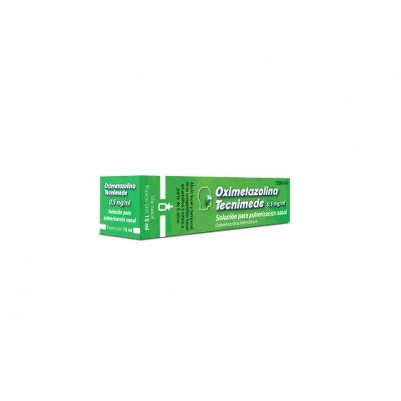 Tecnimede Oxymetazoline 0,5 Mg/Ml Solution pour pulvérisation nasale 1 flacon, 15 ml