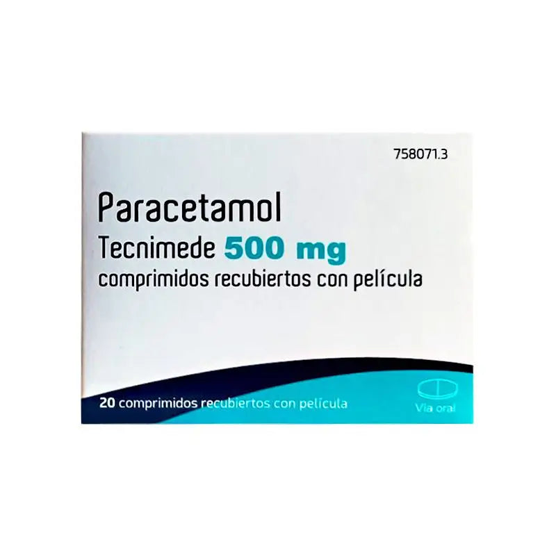 Tecnimede Paracetamol 500 mg, 20 Comprimés