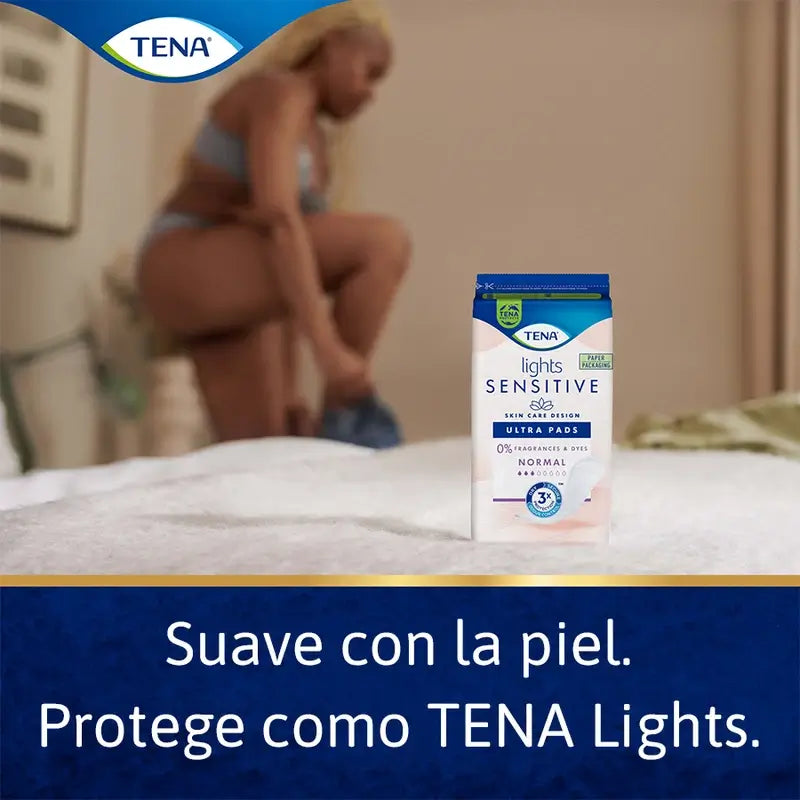 Tena Lights Sensitive Mini Ultra, 20 unités