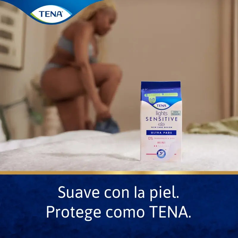 Tena Lights Sensitive Mini Ultra, 20 unités