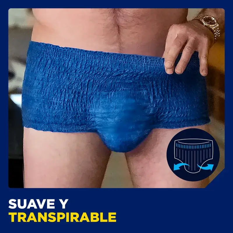 Tena Hommes Pantalon Actif Taille L-XL, 8 Pcs.