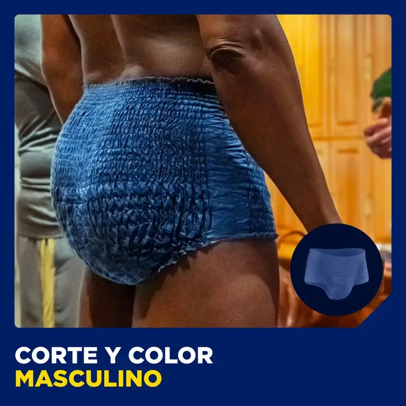 Tena Hommes Pantalon Actif Taille L-XL, 8 Pcs.
