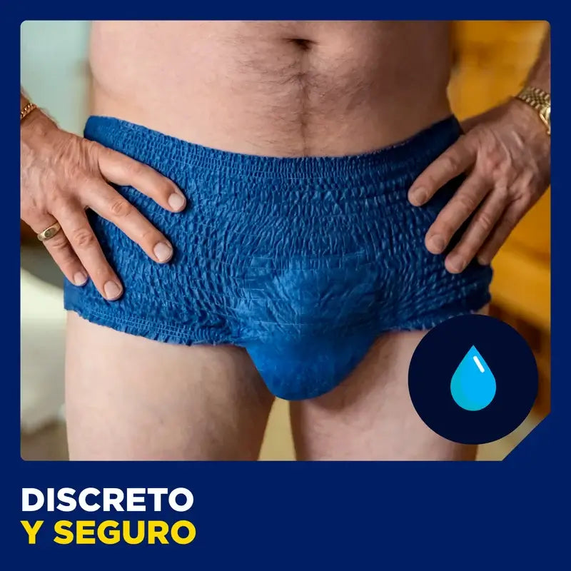 Tena Hommes Pantalon Actif Taille L-XL, 8 Pcs.