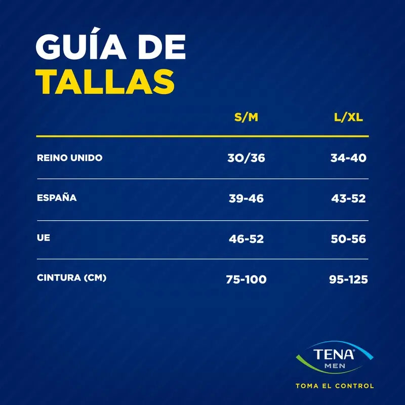 Tena Hommes Pantalon Premium Fit Maxi Taille S-M, 12 unités