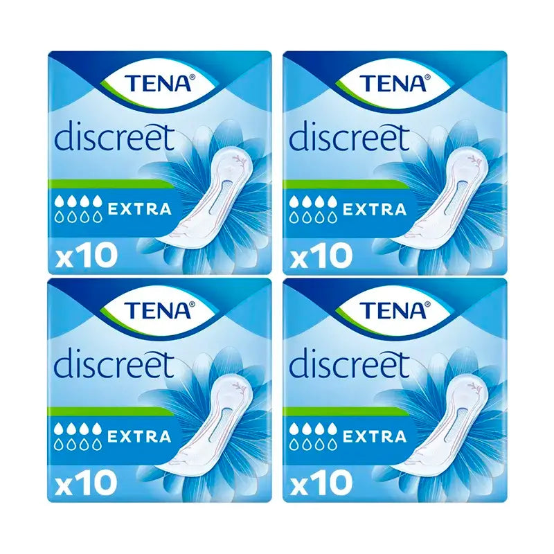 Tena Pack Discreet Extra Id, 4 X 10 unités