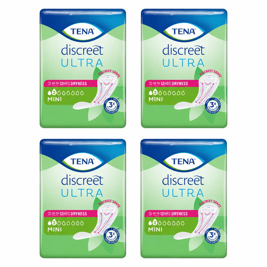 TENA Discreet Mini Pack, 4 X 20 pcs.