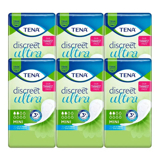 TENA Discreet Mini Pack, 6 X 20 pcs.
