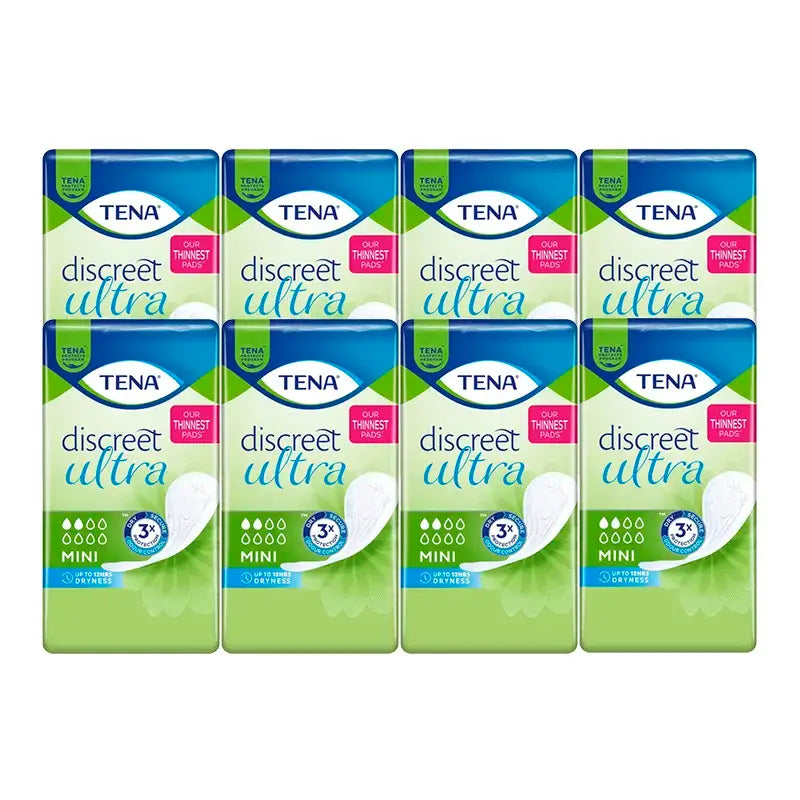 TENA Discreet Mini Pack, 8 X 20 pcs.