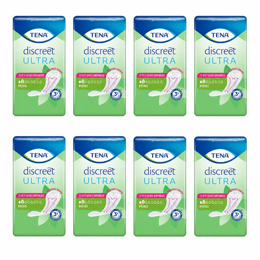 TENA Discreet Mini Pack, 8 X 20 pcs.