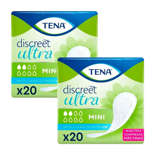 Tena Pack Lady Mini, 2 X 20 unités