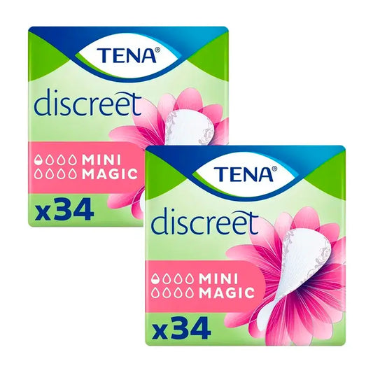 Tena Pack Lady Mini Magic, 2 X 34 unités