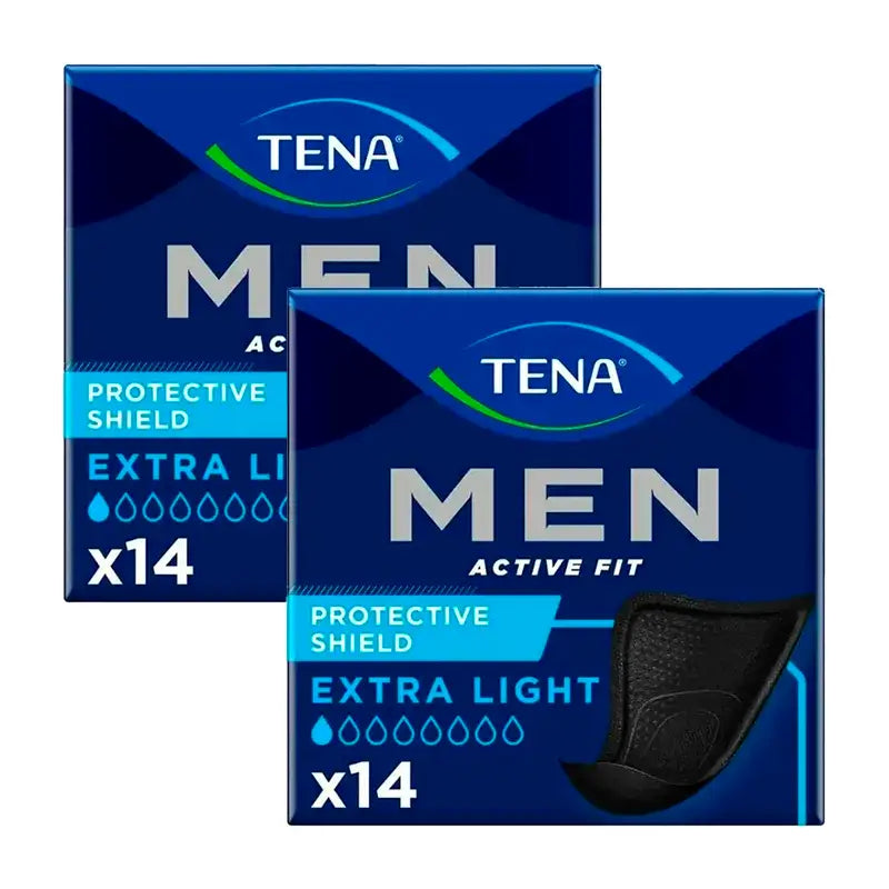 Tena Pack Men Protective Shield Extra Light, 2 X 14 unités
