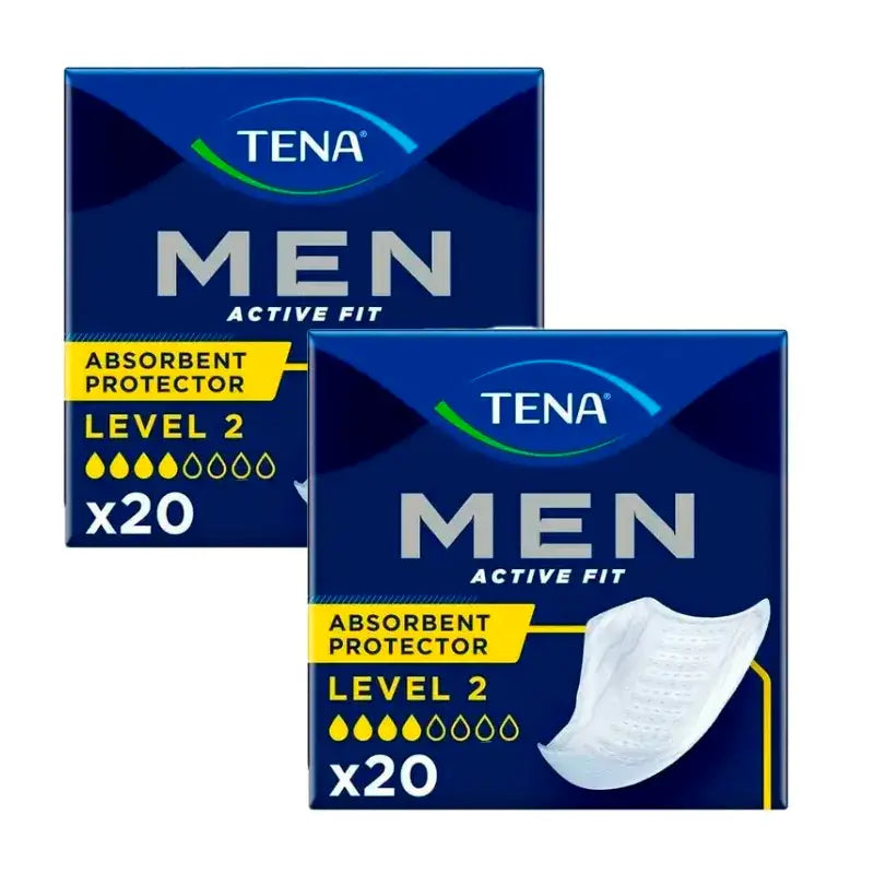 Tena Pack Men Level 2, 2 X 20 unités