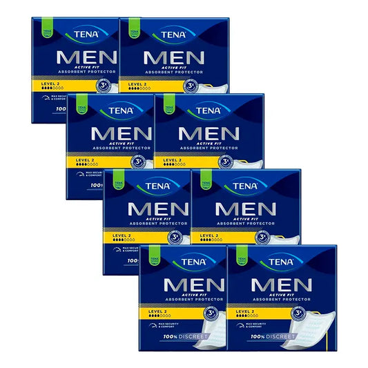 TENA Pack Men Level 2, 8 X 20 unités