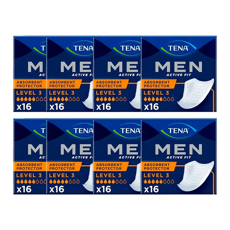 Tena Men Niveau 3, paquet de 8x16 unités