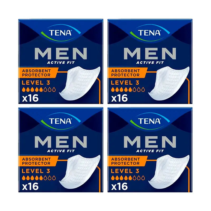 Tena Men Level 3, paquet de 4x16 unités