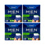 Tena Pack Hommes Pantalon Actif Taille S-M, 4 X 9 Unités