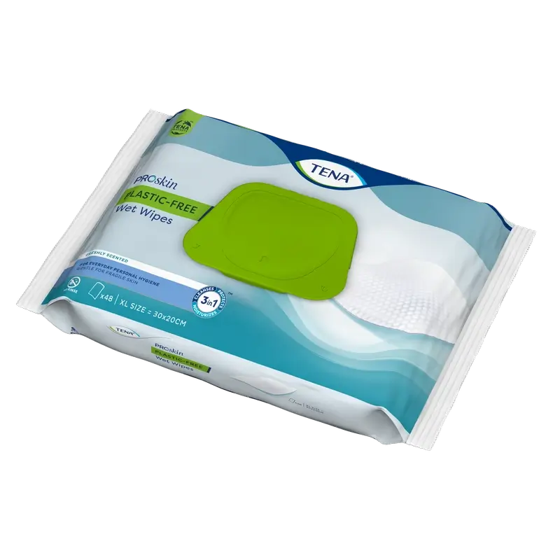 Tena Proskin Lingettes humides sans plastique