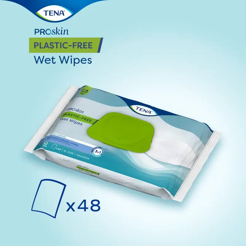 Tena Proskin Lingettes humides sans plastique