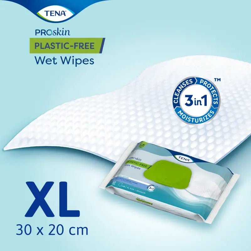 Tena Proskin Lingettes humides sans plastique