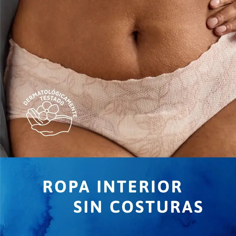 Tena Silhouette Blanc Taille basse Taille M, 12 unités