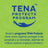 Tena Silhouette Blanc Taille basse Taille M, 12 unités