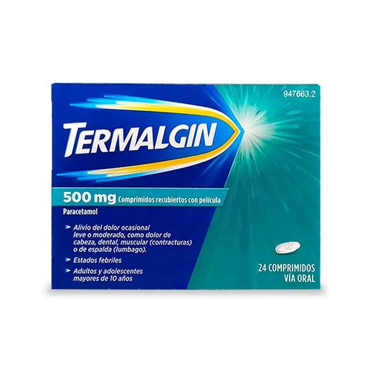 Termalgin , 500 mg 24 comprimés enrobés