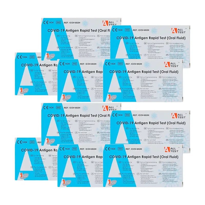 Covid-19 Saliva Antigen Rapid Test - 10 unités - Tous les tests