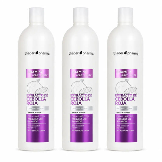 Th Pharma Shampooing à l'oignon 1000 ml, lot de 3