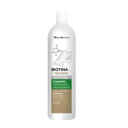 Th Pharma Shampooing fortifiant et revitalisant à la biotine et au gingembre, 1 litre