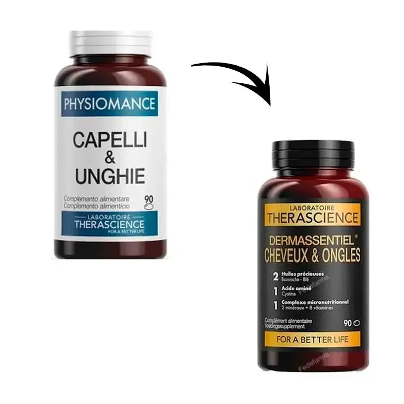 Therascience Physiomance Cheveux et Ongles 90 Capsules