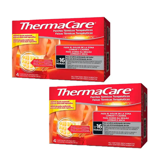 Thermacare hanche lombaire, paquet de 2 x 4 unités