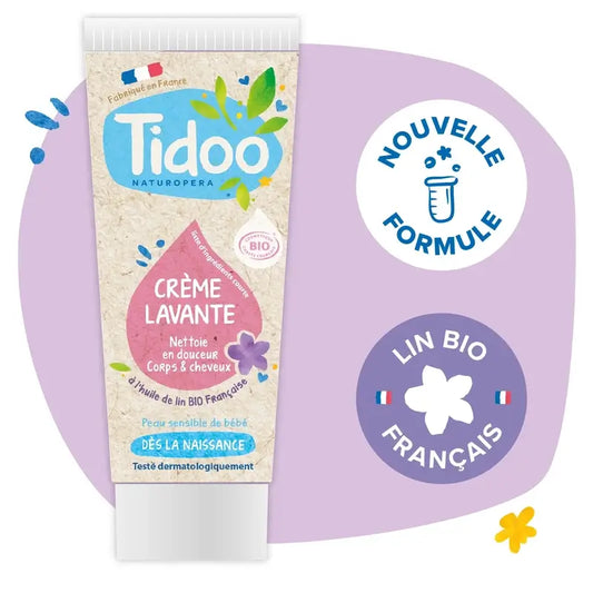 Tidoo Crème pour le change Bio , 75 ml