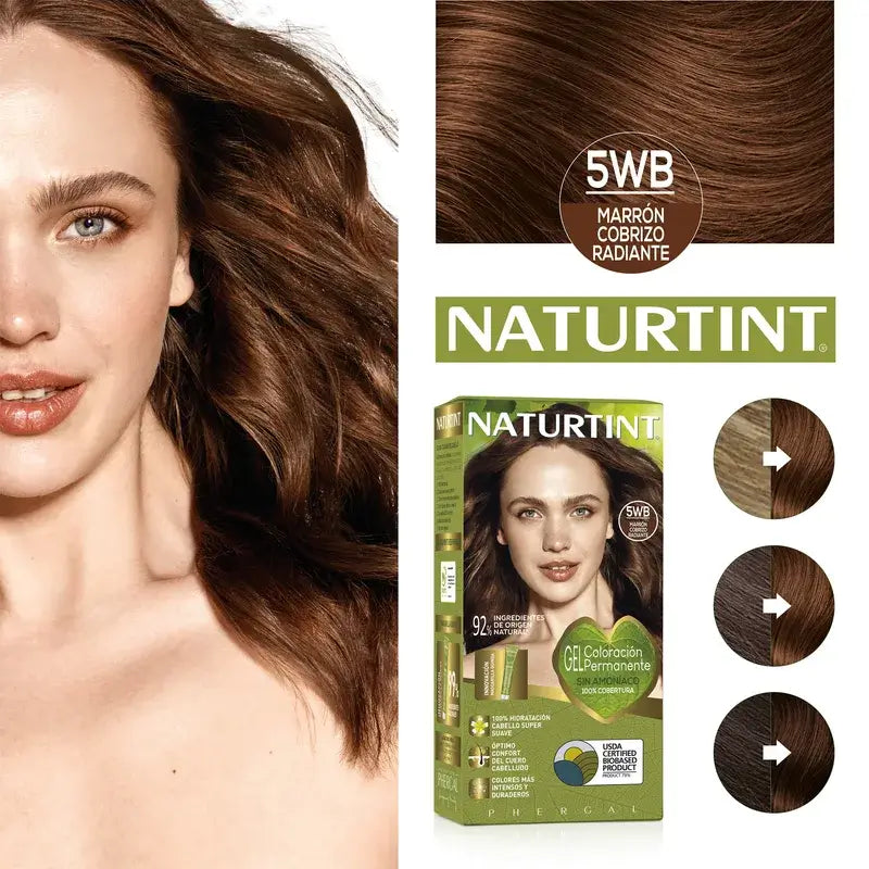Naturtint Coloration permanente sans ammoniaque 5Wb - Radiant Copper Brown