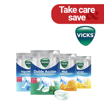 REBAJAS - VICKS CARAMELOS 15% DTO. (4 JULIO)
