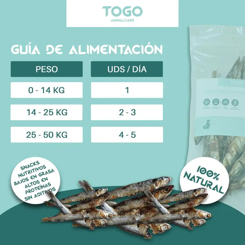 Togo Snack Anchois séchés naturels, 1 pc.