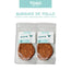 Togo Snack Natural Burger Chicken, paquet de 2 pcs.