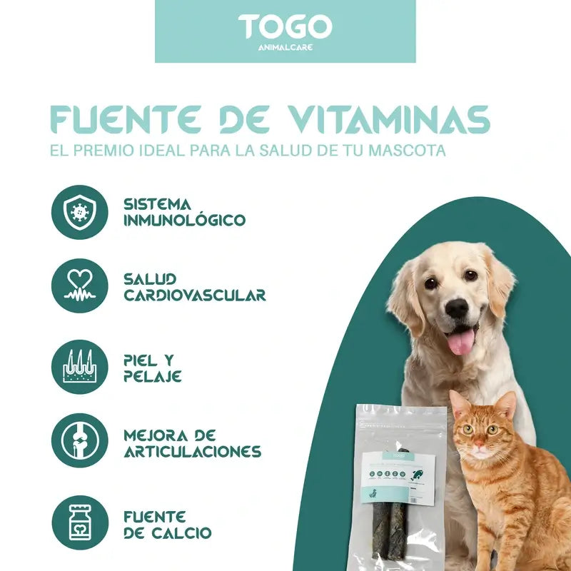 Togo Natural Snack Salmon Rolls, paquet de 3 unités