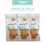 Togo Snack Natural Chicken Strips, paquet de 3 unités