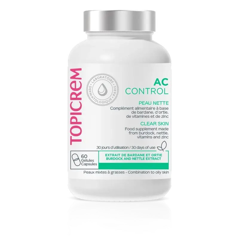 Topicrem Ac Control Clean Skin, 60 gélules