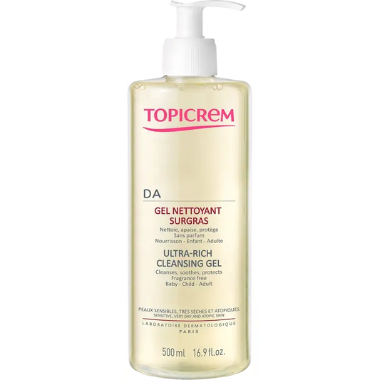 Topicrem Gel nettoyant pour les peaux grasses 500 ml